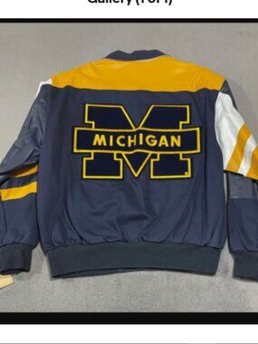 Michigan Wolverines Jeff Hamilton Leather Jacket Men's M or Women's S/M/L